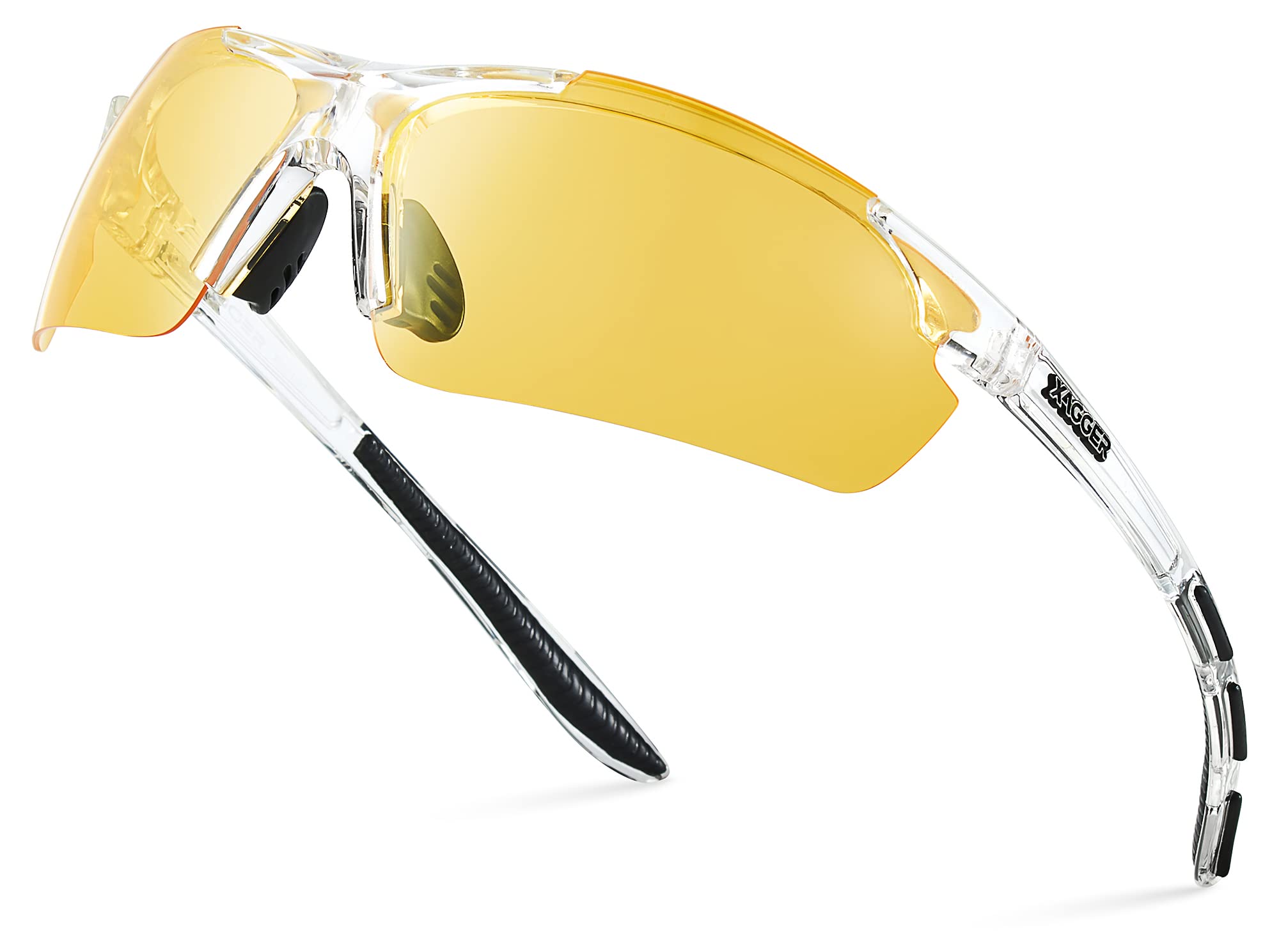 Xagger Polarized Sports Sunglasses for Men Women Wrap Around UV400 Running Baseball Softball Cycling Driving Glasses