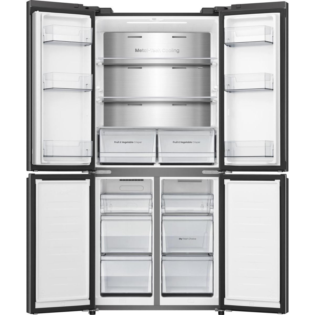 Réfrigérateur multi portes Hisense RQ5P470SAFE NOIR