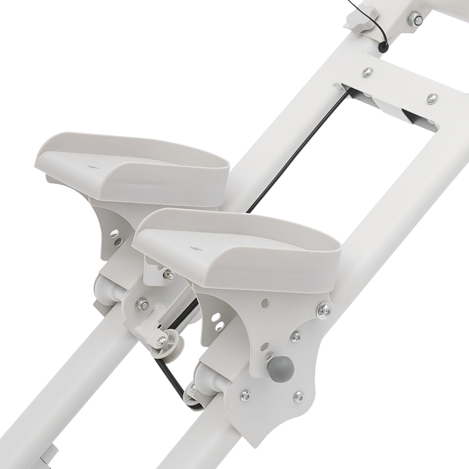 Stepper pieghevole per scale con resistenza regolabile, per allenamento di tutto il corpo, compatto per esercizi cardio, con display LCD, capacità di carico di 120 kg e antiscivolo