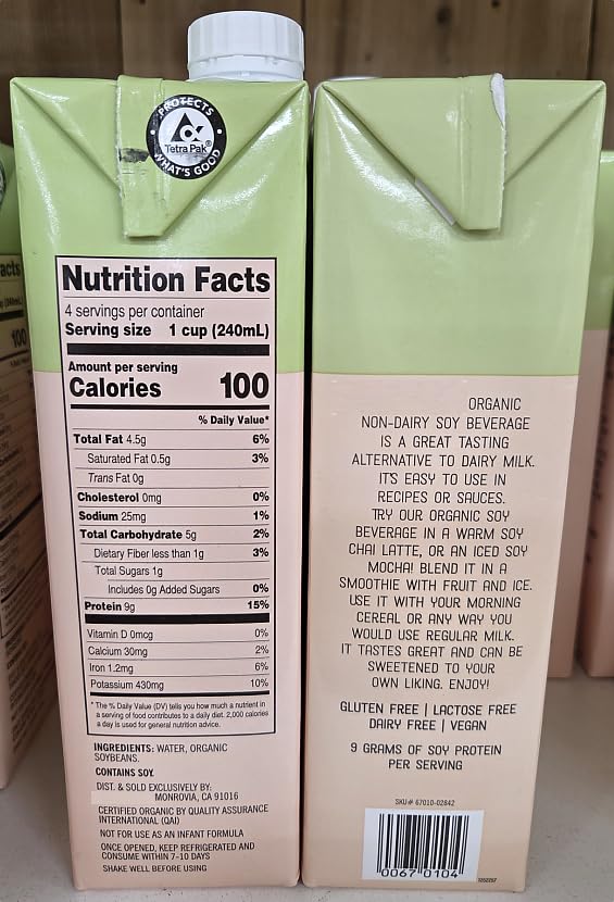 Trader Joe's Organic ‍Soy vs. Almond Power: ​Unsweetened Tested in 2023 Coffee Trends