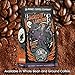 Bones Coffee Company Jacked O' Lantern Ground Coffee Beans, Pumpkin Spice Flavor, Low Acid Flavored Coffee, Made with Arabica Beans, Medium Roast Gourmet (12 oz)