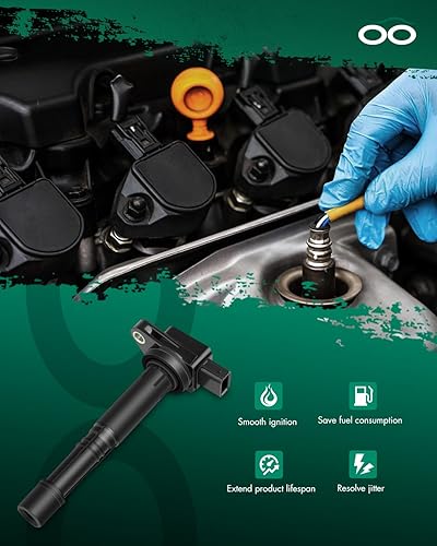 Vista 1478 de SCITOO 1 bobinas de encendido con 4 bujías de iridio para Chevrolet 2011-2015 Cruze 1.4L 2016 Cruze Limited 1.4L 2012-2020 Sonic 1.4L 2013-2021 Trax