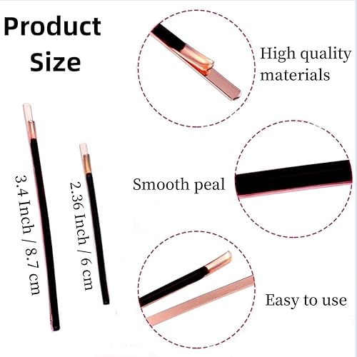 Miniatura 2 de Pinzas de metal para el cabello, 10 unidades (5 largas y 5 cortas), color negro