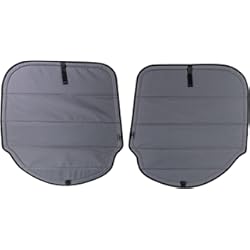 Fundas Para Camiones Mercedes Benz VanEssential Mercedes-Benz Sprinter (2019 a actual) Cubiertas opacas de plástico para puertas traseras (par) - Gris carbón