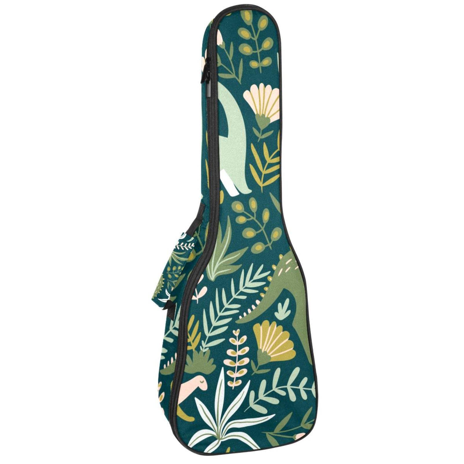 Housse ukulélé ténor et soprano imperméable à motif dinosaure - 7