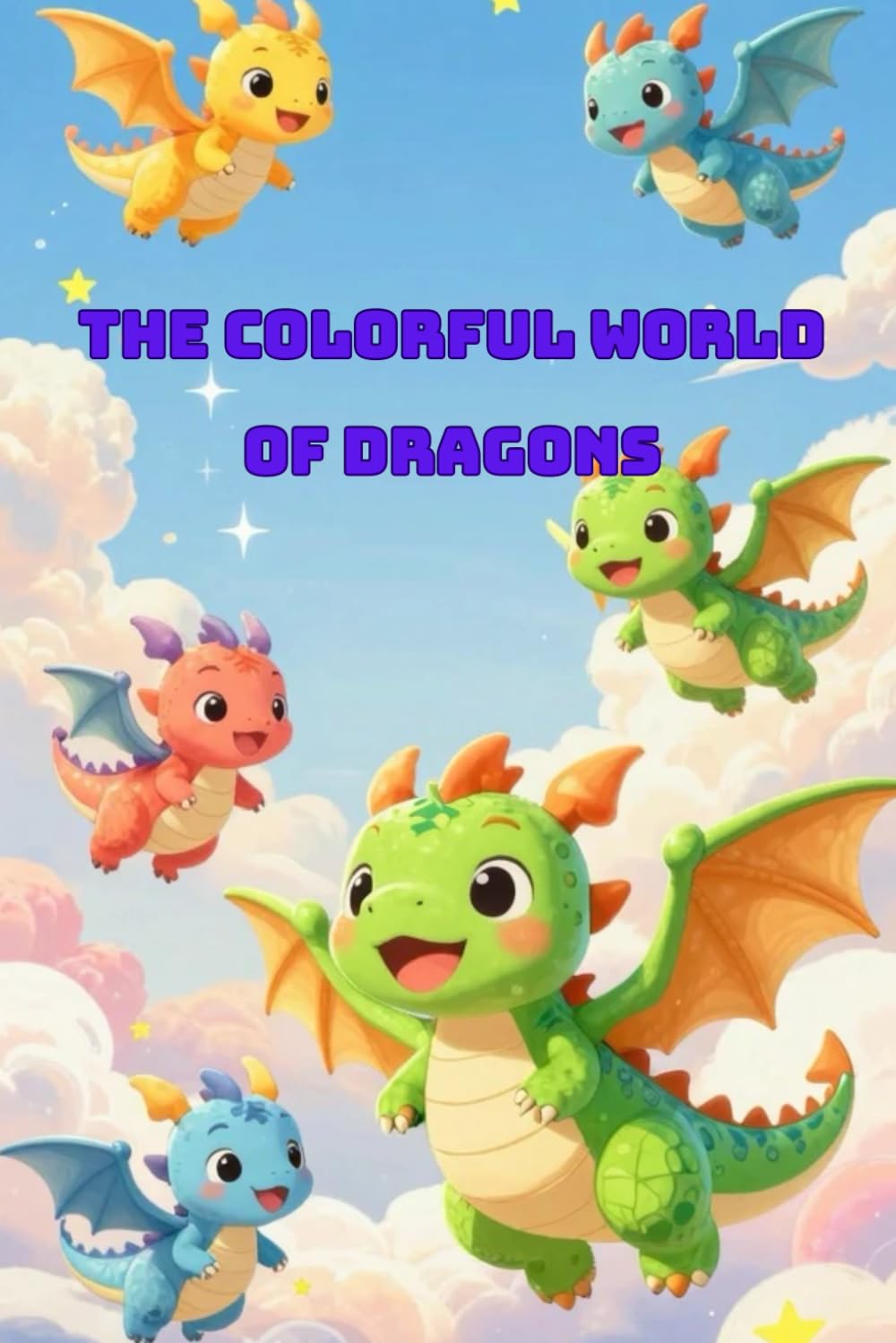 The Colorful World of Dragons: Children's Coloring Book with Cute, Magical, and Fun Dragons