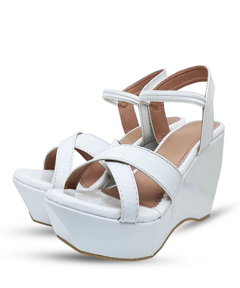 Digni Women White Wedges sandal (B0BDZYK9ZQ) Amazon Price History, Amazon Price Tracker