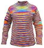 Gheri Bunter Strickpullover, mehrfarbig, Rainbow Stereo, Large