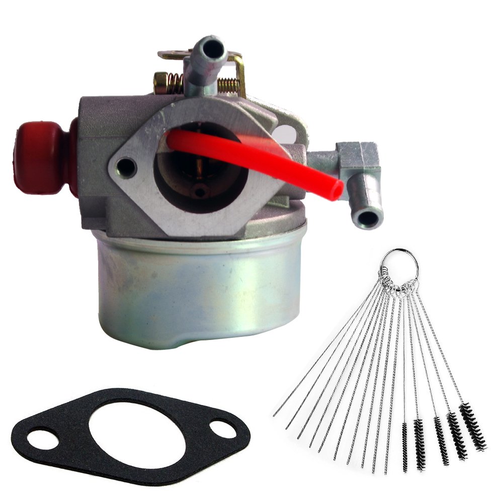 Carburador para TECUMSEH 640174 640156 640076A, 640076, 640262 640124 640026 640173 640119 640026A 640168 640069 y Herramienta de limpieza de chorro de suciedad de Kit