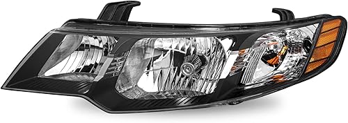 SOCKIR Conjunto de faros delanteros aptos para 2010-2013 Kia Forte repuesto OEM lado izquierdo del conductor