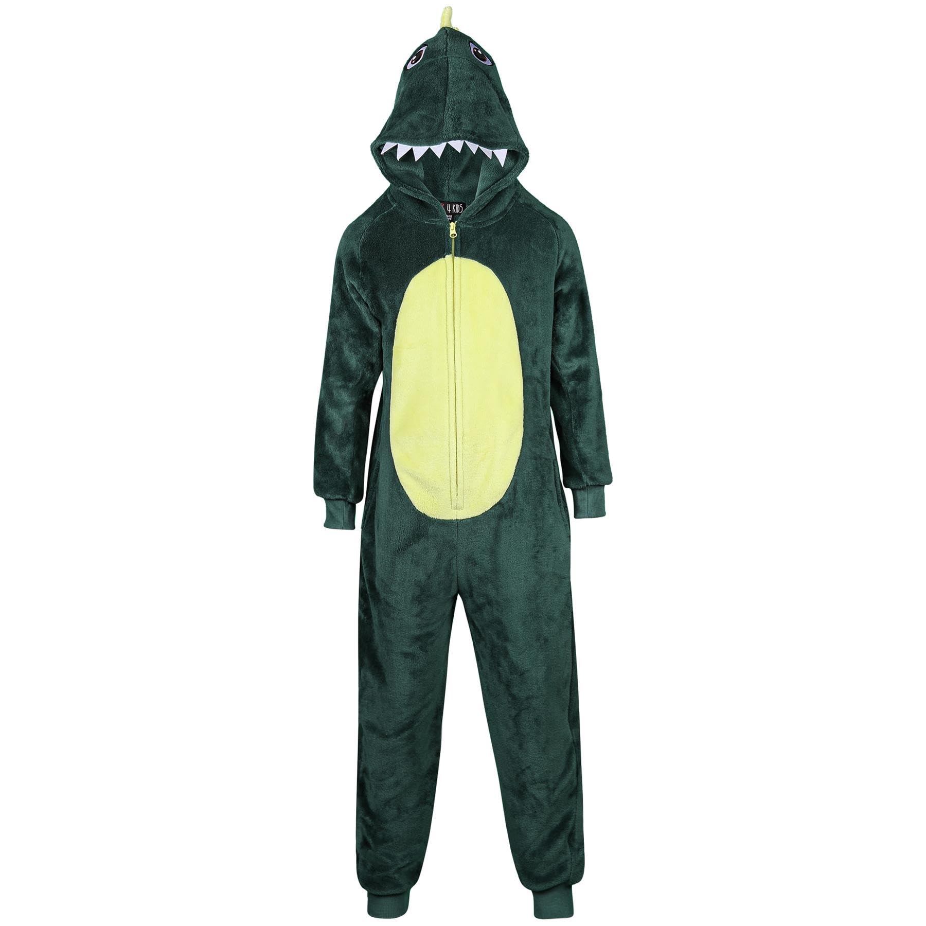 A2Z 4 Kids Vlies Onesie One Stuk Hooded Dier Meisjes Jongens Super Zacht Jumpsuit Pasen - E.Soft Camel._3-4