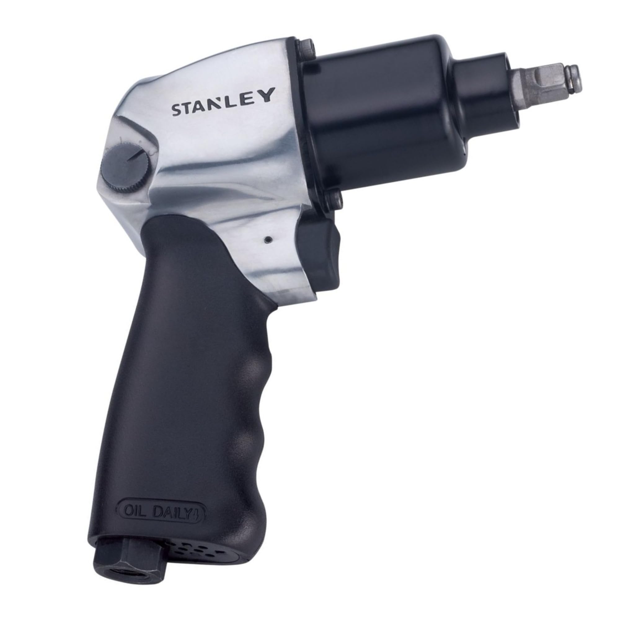 STANLEY STMT70116-8 3/8 inch 244 Nm 180 ft-lbs Chrome-Molybdenum Steel Pneumatic Impact Wrench (Black and Silver)-picture-30