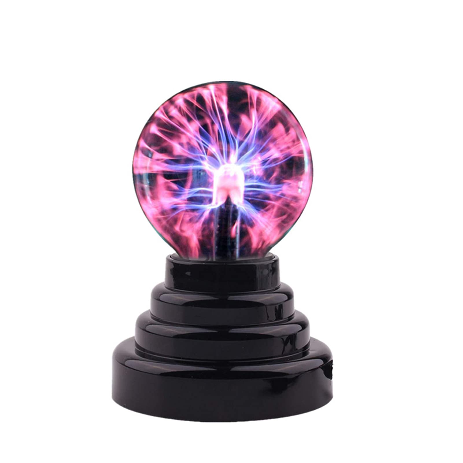 Smoostart Plasma Ball Light, Creative Ball Light Plasma Ball Touch Sensitive Nebula Sphere Globe Novelty Toy USB Or Battery Powered, for Parties, Decorations, Bedroom, Home,Office