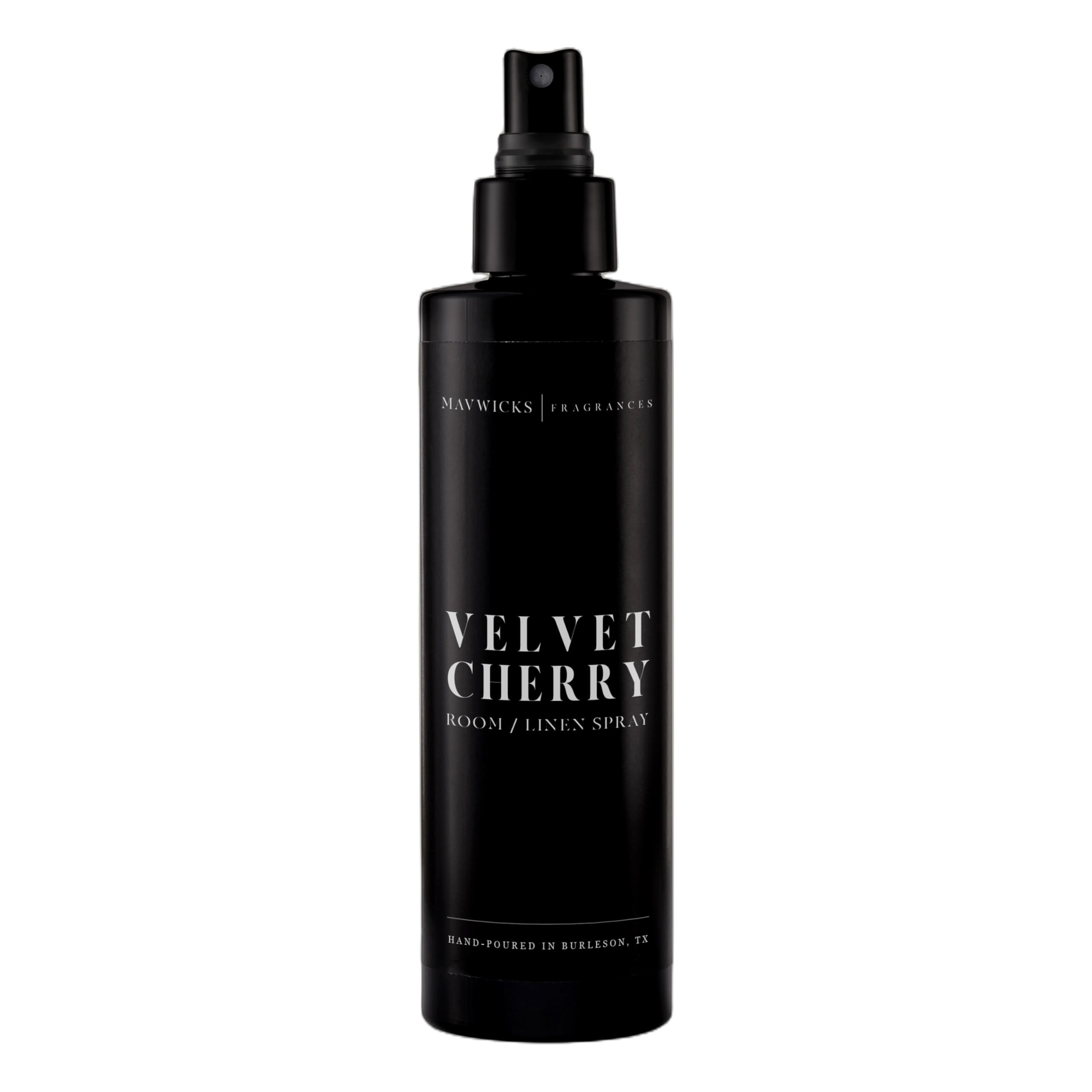 Mavwicks Fragrances - (Velvet Cherry) Linen & Room Spray (8oz) – Bedroom & Home Fragrance Mist, Long-Lasting Freshness To Brighten Up Your Space,