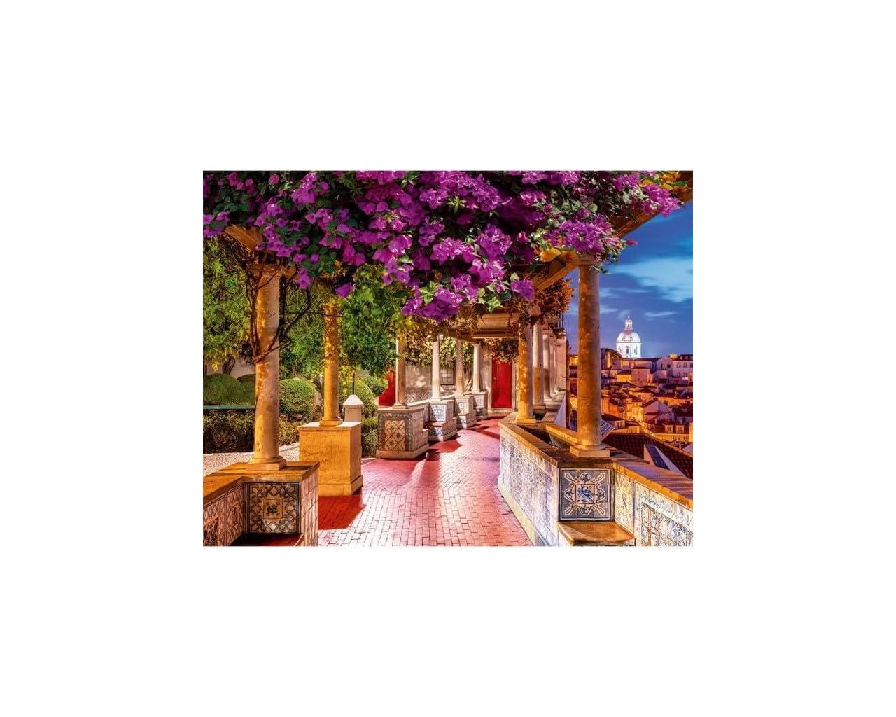 Nathan - Puzzle da 2000 pezzi - Mirador de Santa Luzia, Lisbona - Adulti e bambini dai 14 anni - Puzzle di alta qualità - Misura perfetta - Collezione Escape - 12001534