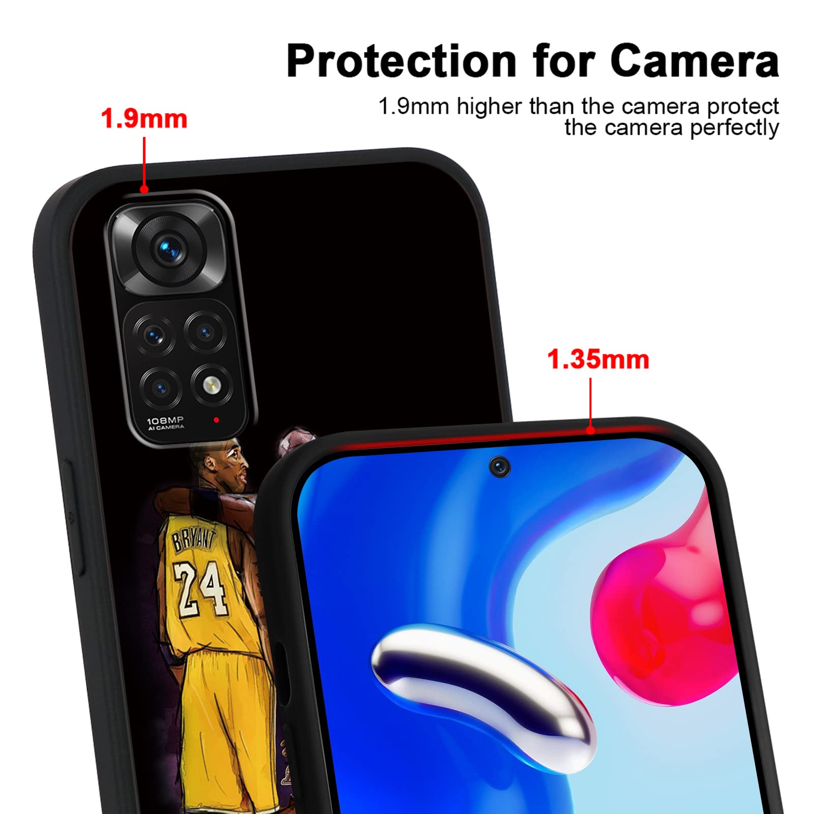 Tveinan Cover per Xiaomi Redmi Note 11S 6.43 / Xiaomi Redmi Note 11 4G, Silicone Slim Antiurto Custodia per Xiaomi Redmi Note 11S 6.43 360 Gradi a Libro Custodie in Pelle Portafoglio