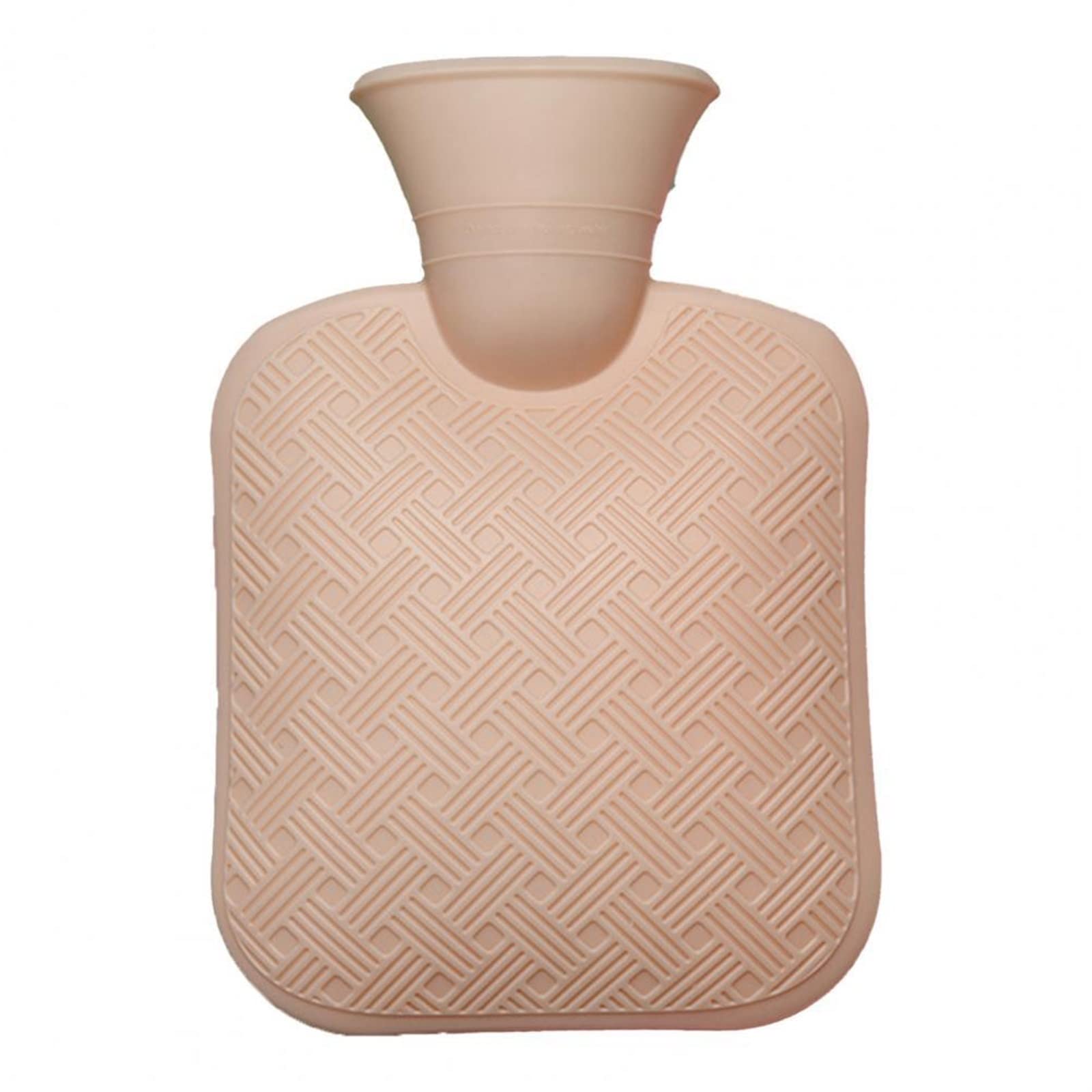 Botella de agua caliente apertura amplia, cómoda bolsa clásica multiusos, calentador manos y pies for aliviar el dolor hombros cuello(Pink)