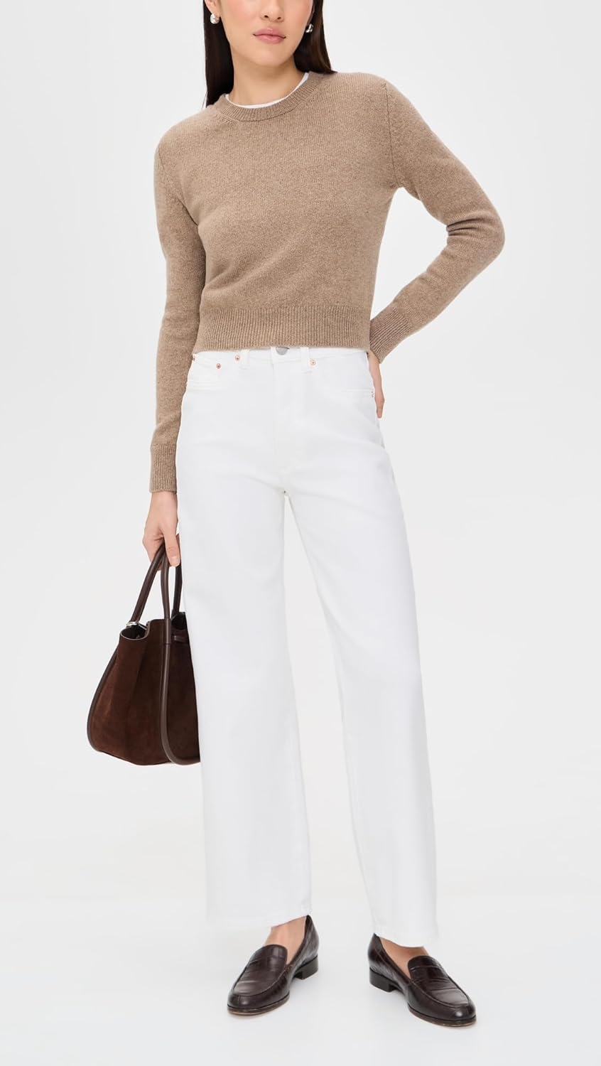 DL1961 Women's Karmine Refined Wide Leg High Rise Jeans - Image 5