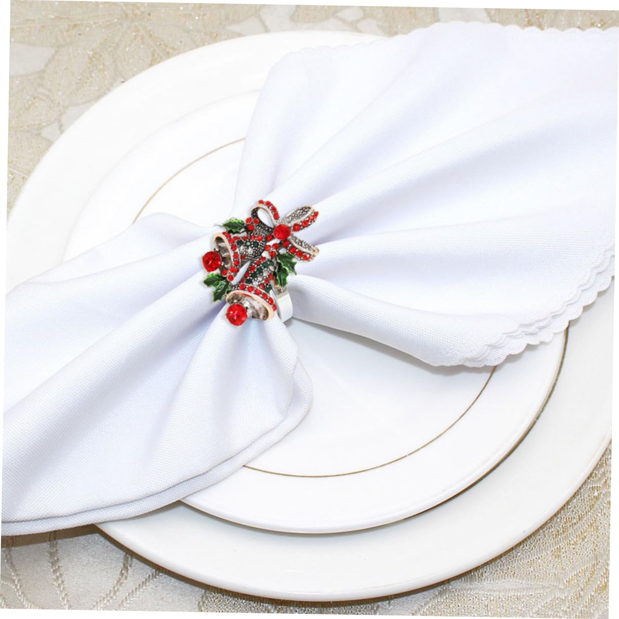Cabilock 3 Set Per Tovaglioli Natale Forma Per Decorazioni Festive Da Tavola Per Ristoranti E Feste Natalizie 6 Pezzi*3