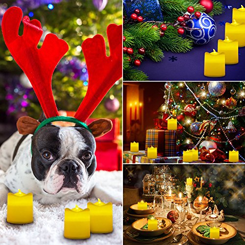 DLAND Illuminato a LED Senza Fiamma Flickering