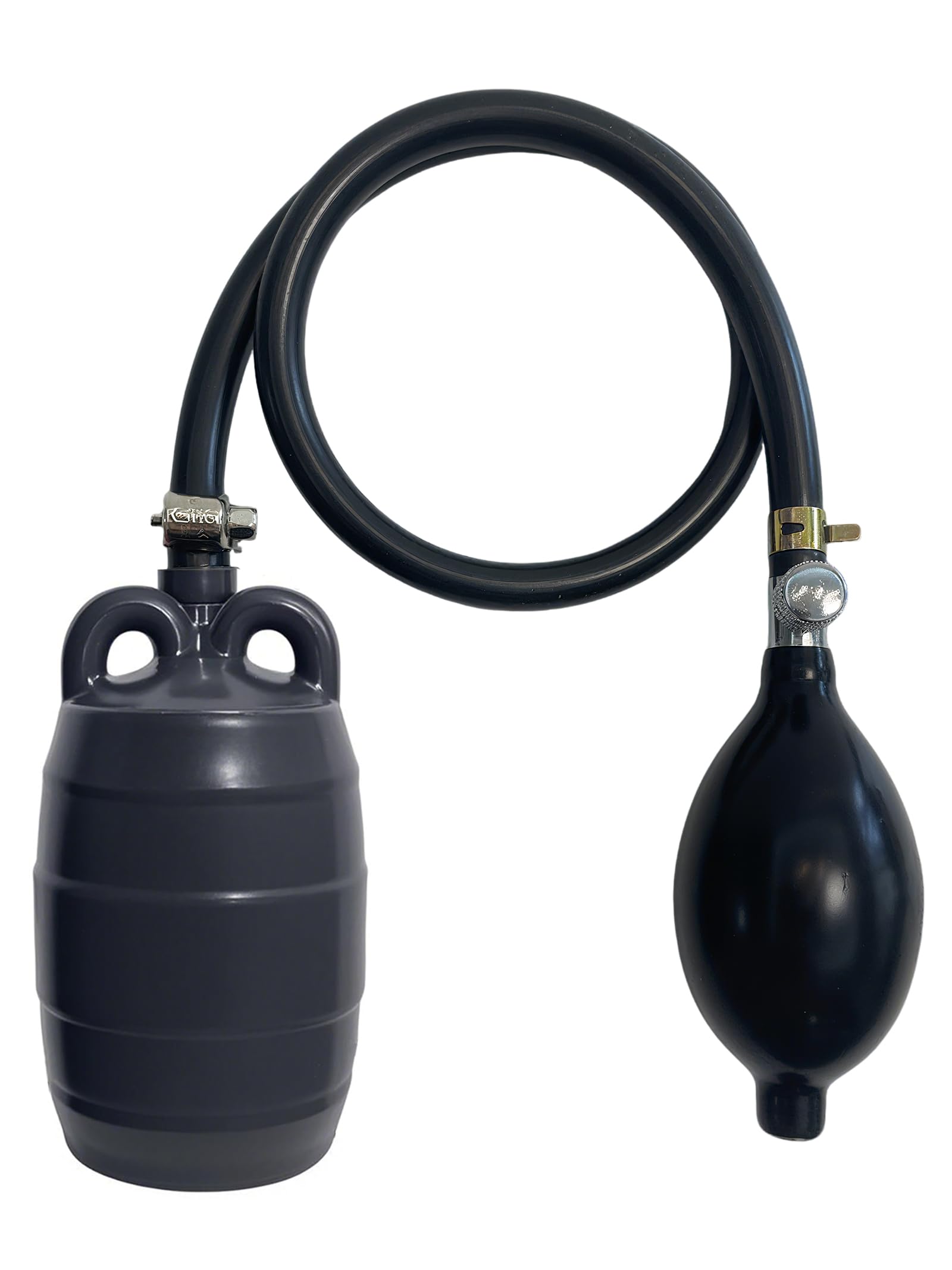 DILIGUALA Inflatable Pipe Plug Balloon for Sealing and Testing of Sewer Pipes, Plumbing Pressure Bladder with Air Pump - Plumbing Test Ball for Sewer Test, Water Shut Off (2 Inch P)