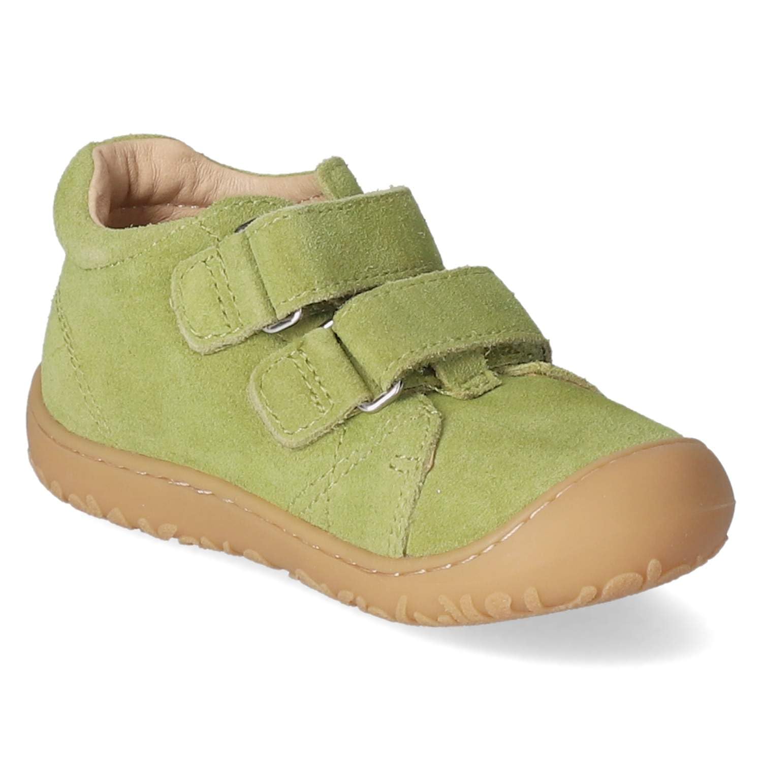 Bisgaard Bambini Scarpe Velcro HALE V Verde Pelle grezza