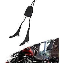 Motorcycle Detachable Rear Sissy Bar Backrest with PU Leather Passenger Cushion Pad Fit For Harley Sportster XL883 XL1200 48 SuperLow 2004&ndash;2022