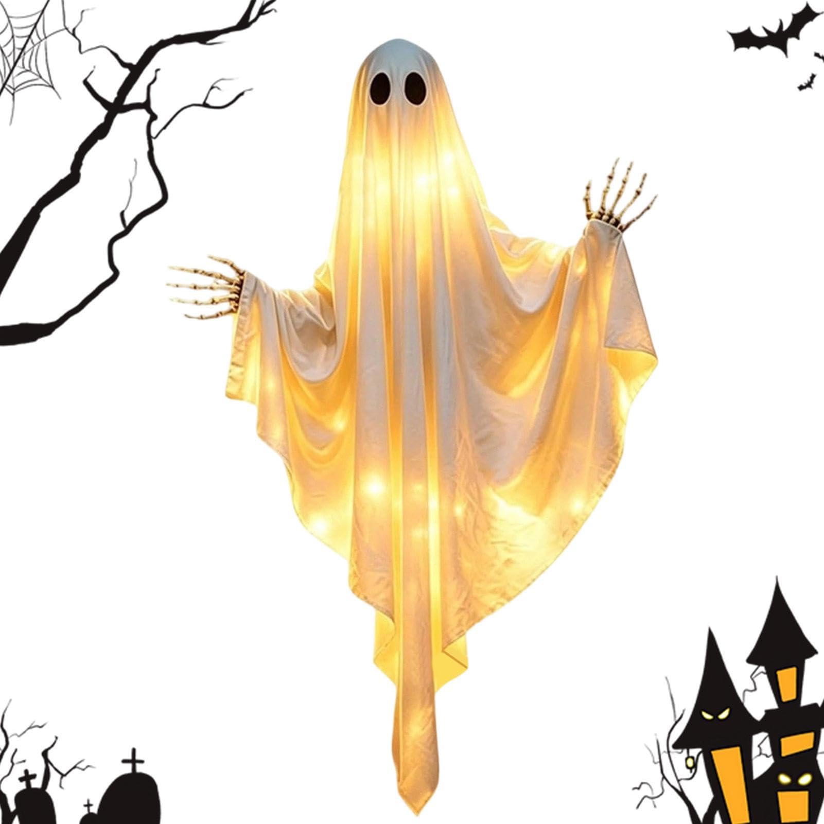 Duch Halloween Dekoracja zewnętrzna Spektralna Jasna Wisząca