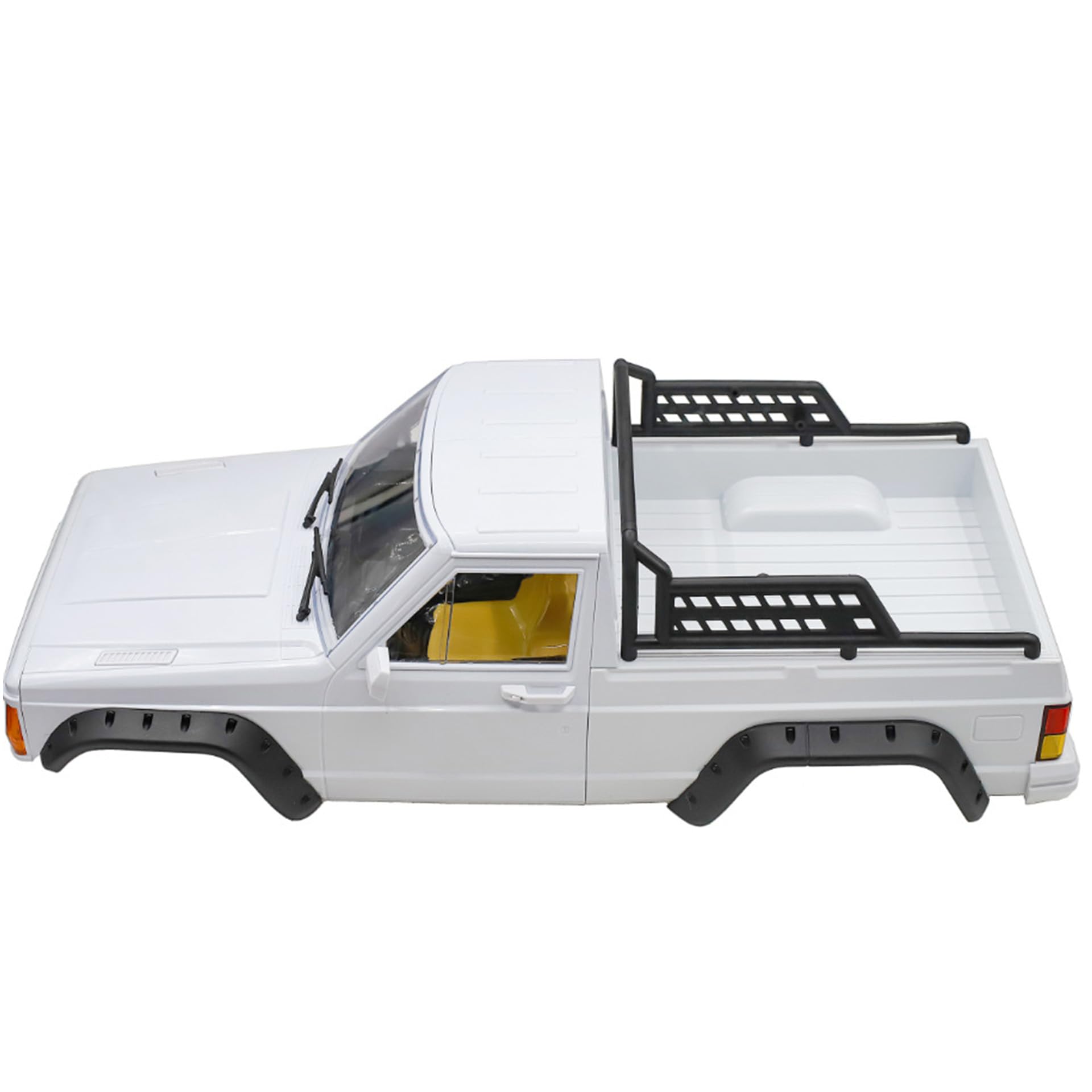 RC Car Hard Body Shell Kit,313mm Wheelbase Cherokee Body Car Shell for 1/10 RC Crawler Axial SCX10 & SCX10 II 90046 90047 TRX4 Kit (White,Pickup) โ image 1