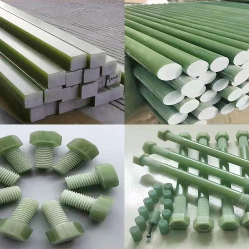 Varilla de fibra de vidrio de alta dureza de 30 cm, barra de resina 3240, varilla de aislamiento resistente a altas temperaturas FR4, varillas CNC(30mm)