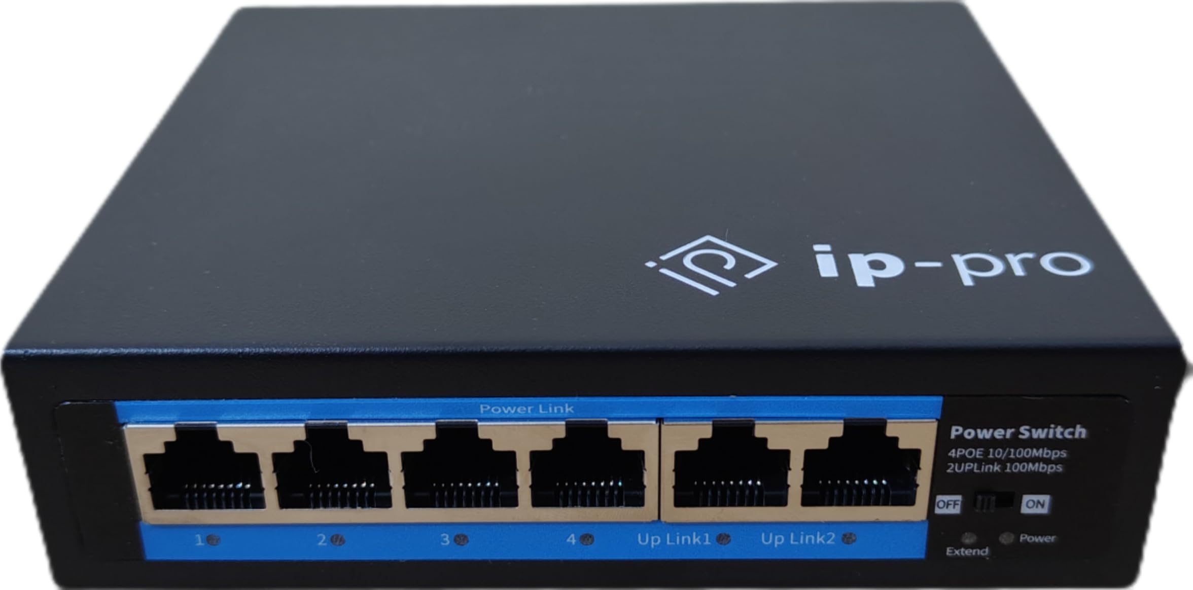 IP PRO 6 Port Fast Ethernet POE Switch with 4 PoE Ports (100 Mbps) & 2 Uplink Ports (100 Mbps) POE Switch | Max. 78W Output of Single PoE Port | LED Light Indicators | Plug & Play-image-15