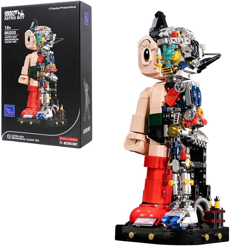 Amazon.co.jp: PANTASY アトム 半機械クリアVer 大人向けブロック模型