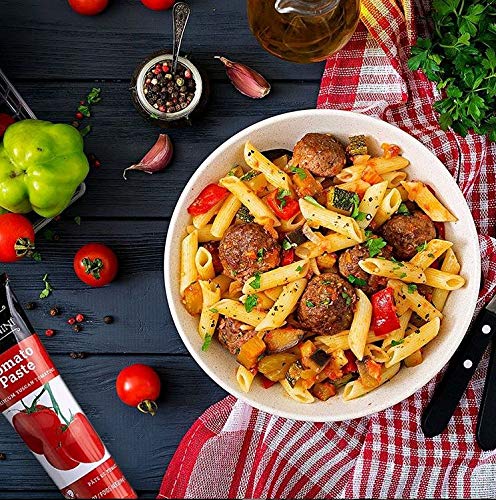 Tuscanini Premium Double Concentrated Tomato Paste Tube, 7.5Oz (2 Pack) Made With Premium Italian Tomatoes #TOP1