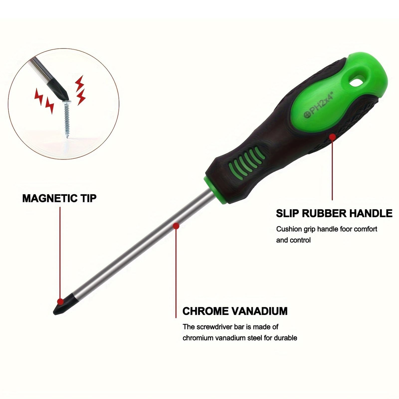 Set di 118 cacciaviti magnetici, resistenti in acciaio al cromo vanadio, testa ergonomica, impugnatura morbida, utensili manuali con scaffalature in plastica, per riparazioni domestiche fai da te