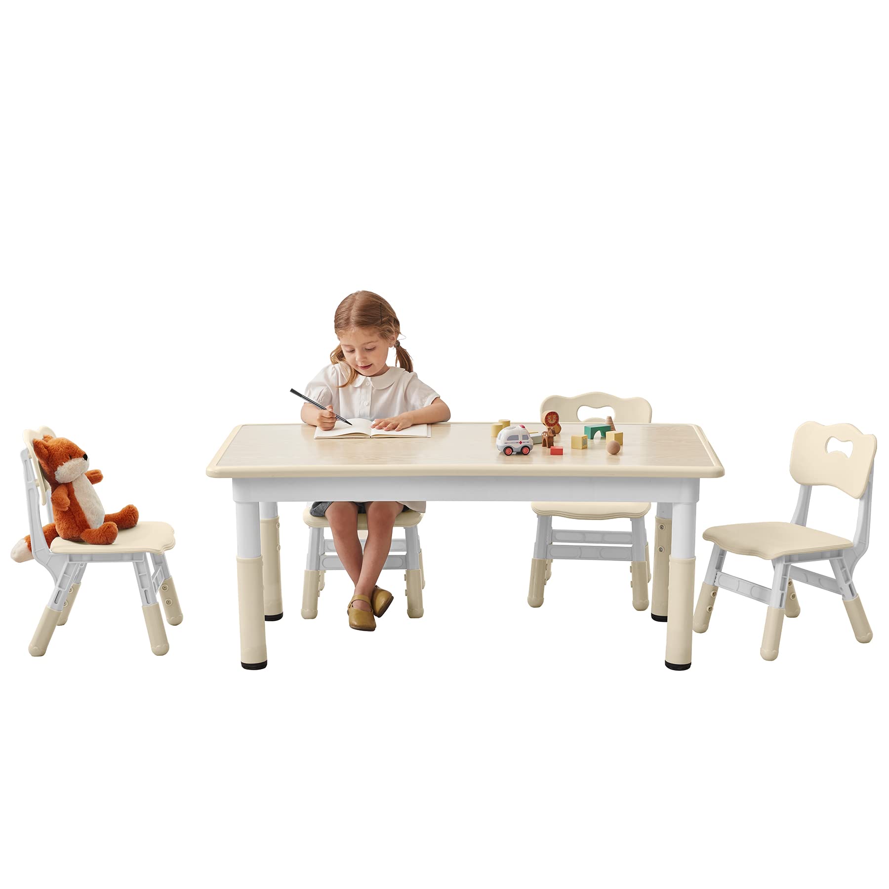 Kids Study Table And Chairs