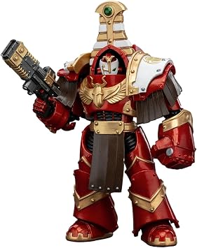 JOYTOY Warhammer 40k 1/18 Scale Collectible 5.4in Action Figure Thousand Sons Sekhmet Terminator Cabal Sekhmet Volkite Charger and Power Fist