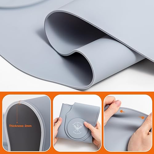 Miniatura 5 de Noverlife Hair Cutting Collar, Waterproof Silicone Hair Dye Collar, Barber Hair Cutting Pad Haircut Neck Wrap for Salon