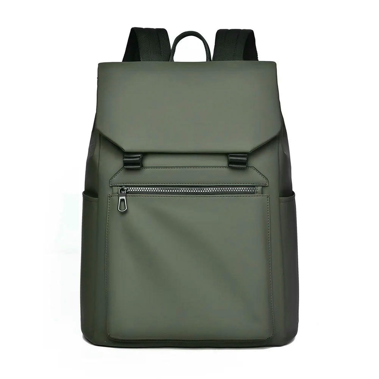 Zaino Porta pc da Lavoro per Uomo Urbano alla Moda Laptop Multifunzione di Grande capacità La Scuola-grigio-16,5 Pollici