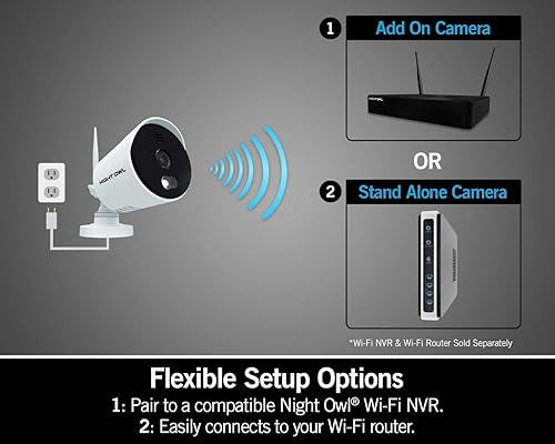 Miniatura 5 de Night Owl Cámara IP IP IP HD de 1080p alimentada por CA con 100 pies de visión nocturna, audio de 2 vías, foco integrado, amplio ángulo de visión y