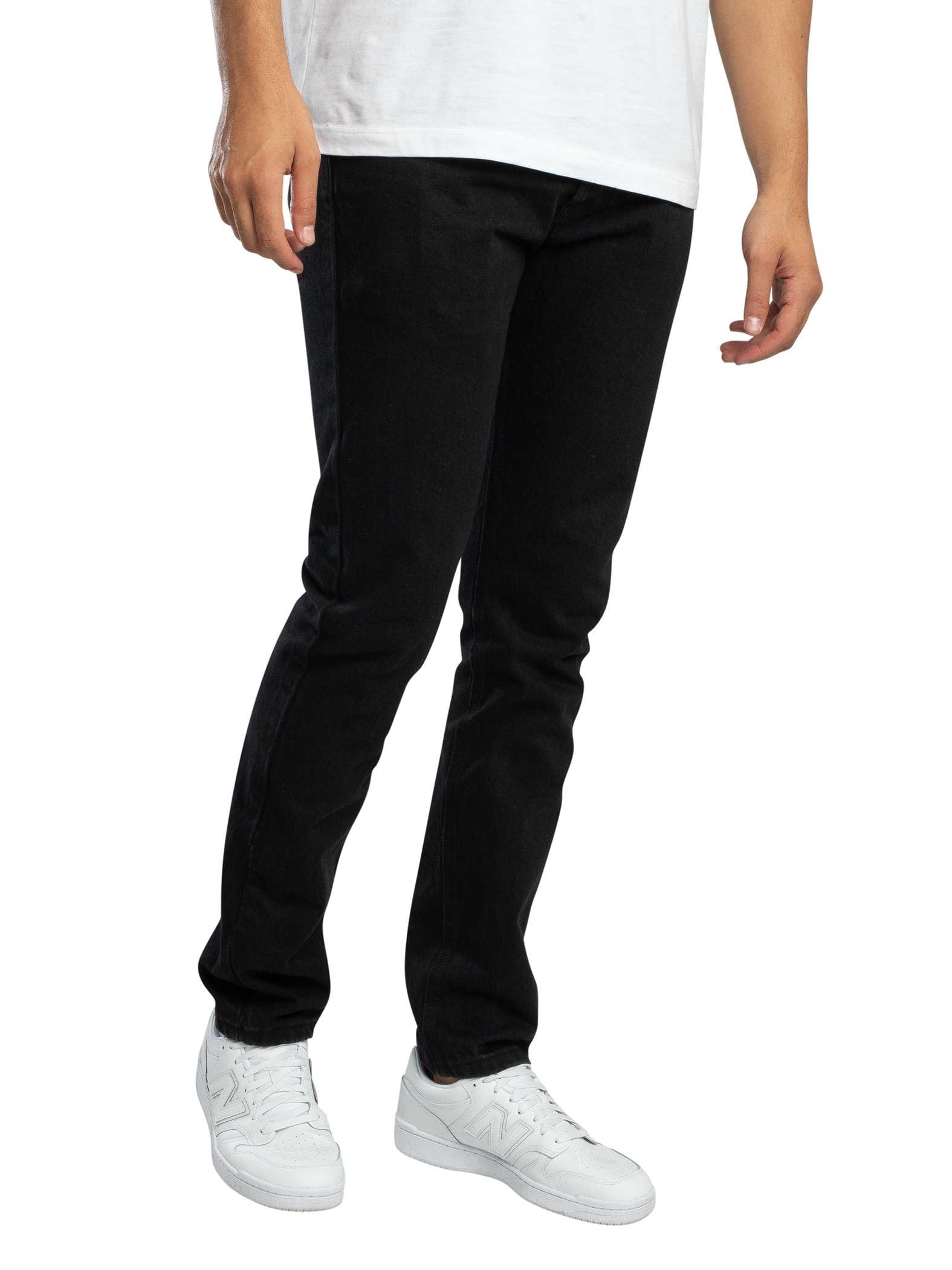 Lois Men's Black Bold Jeans Terrace Tapered Jeans, 34W X 34L