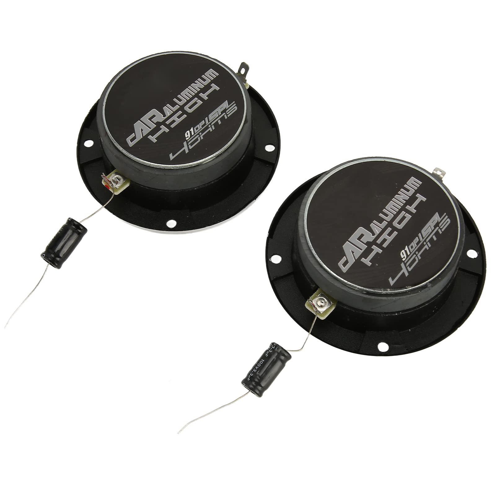 Par de Tweeters para Automóvil Tweeter de Cúpula Plateado de 150 W de Alto Rendimiento para Todos los Sistemas de Audio para Automóviles 2 Piezas