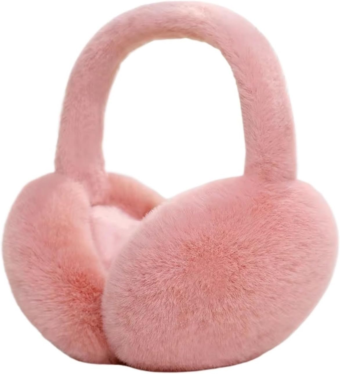1PC Solid Color Soft Plush Ear Warmer Winter Warm Earmuffs Fashion Ear Cover Outdoor Cold Ear-Muffs Folding Earflap
