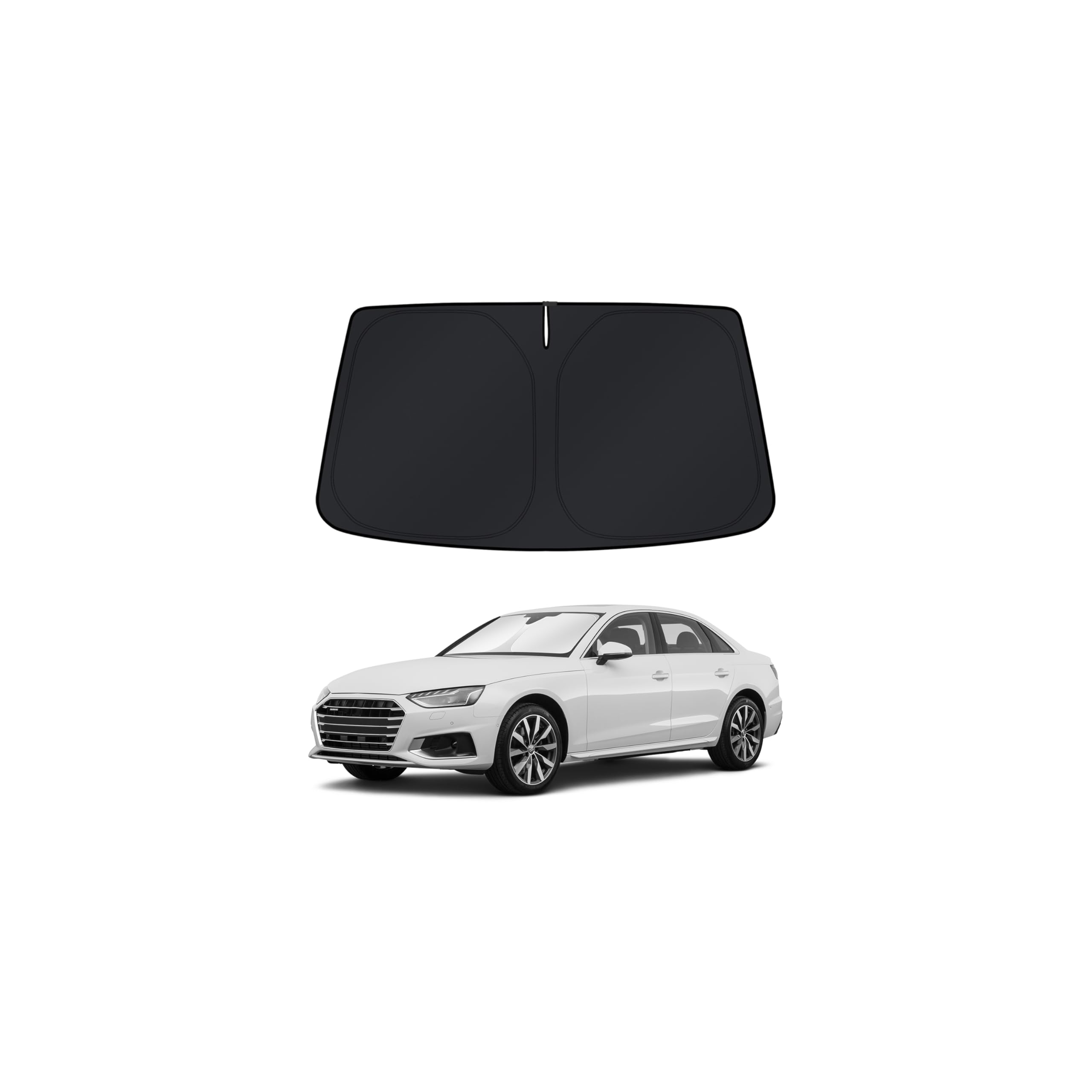 KUST Windshield Sun Shade for Audi A4 / A5 / S5 / RS5 2018-2022 2023 2024 2025 Window Accessories Shade Sun Visor Cover Foldable Block UV Rays