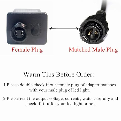 Miniatura 4 de Fuente de alimentación de transformador LED de 29 V 6 W, clase 2, controlador LED IP44, impermeable, transformador de bajo voltaje, enchufe de EE.