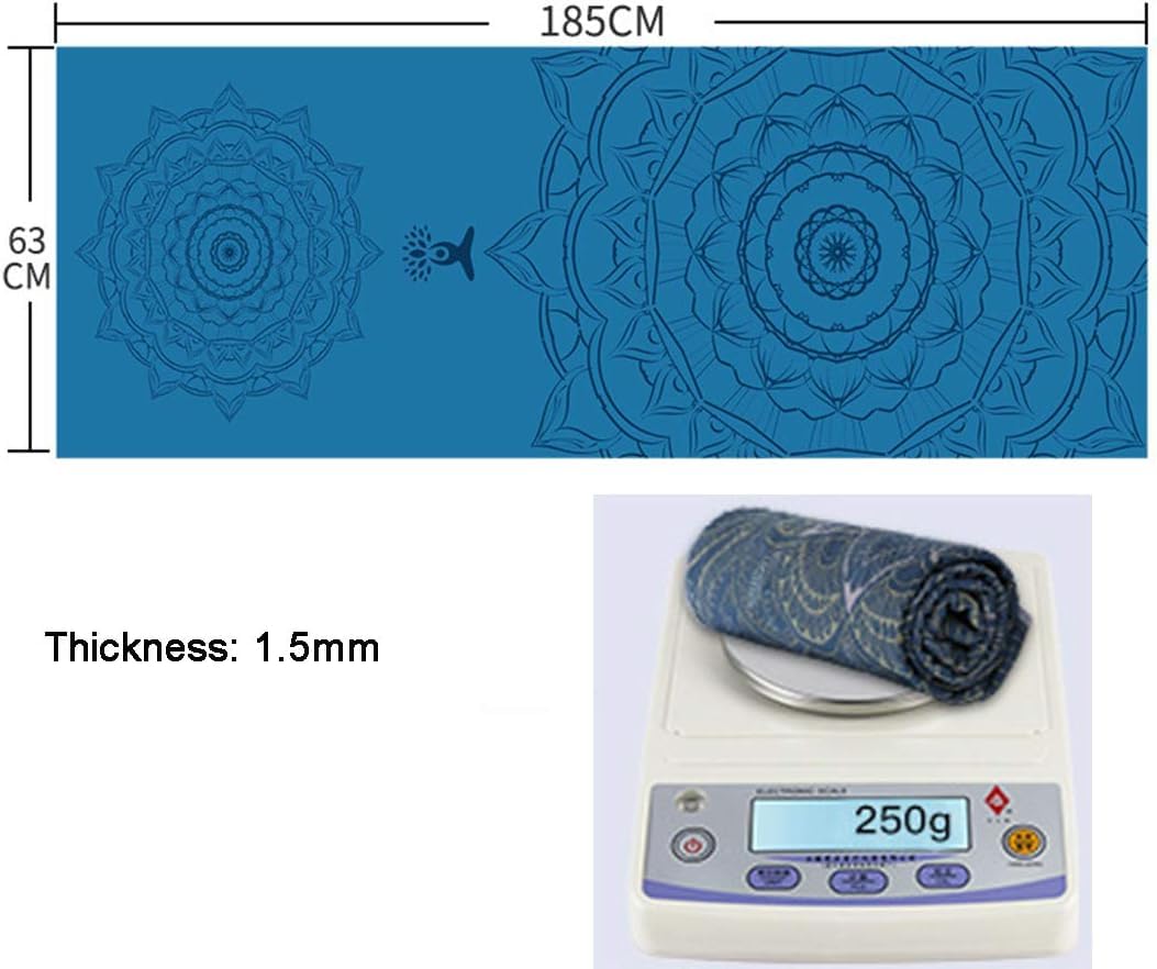Yoga-Handtuch, Rutschfestes Yoga-Handtuch, Mattenhandtuch Mit Smart Corner Tragetasche D Elastische Schlaufe, Mikrofaser-schweißabsorptions- Und Schnell Trocknendes Mattenhandtuch Rutschf, D