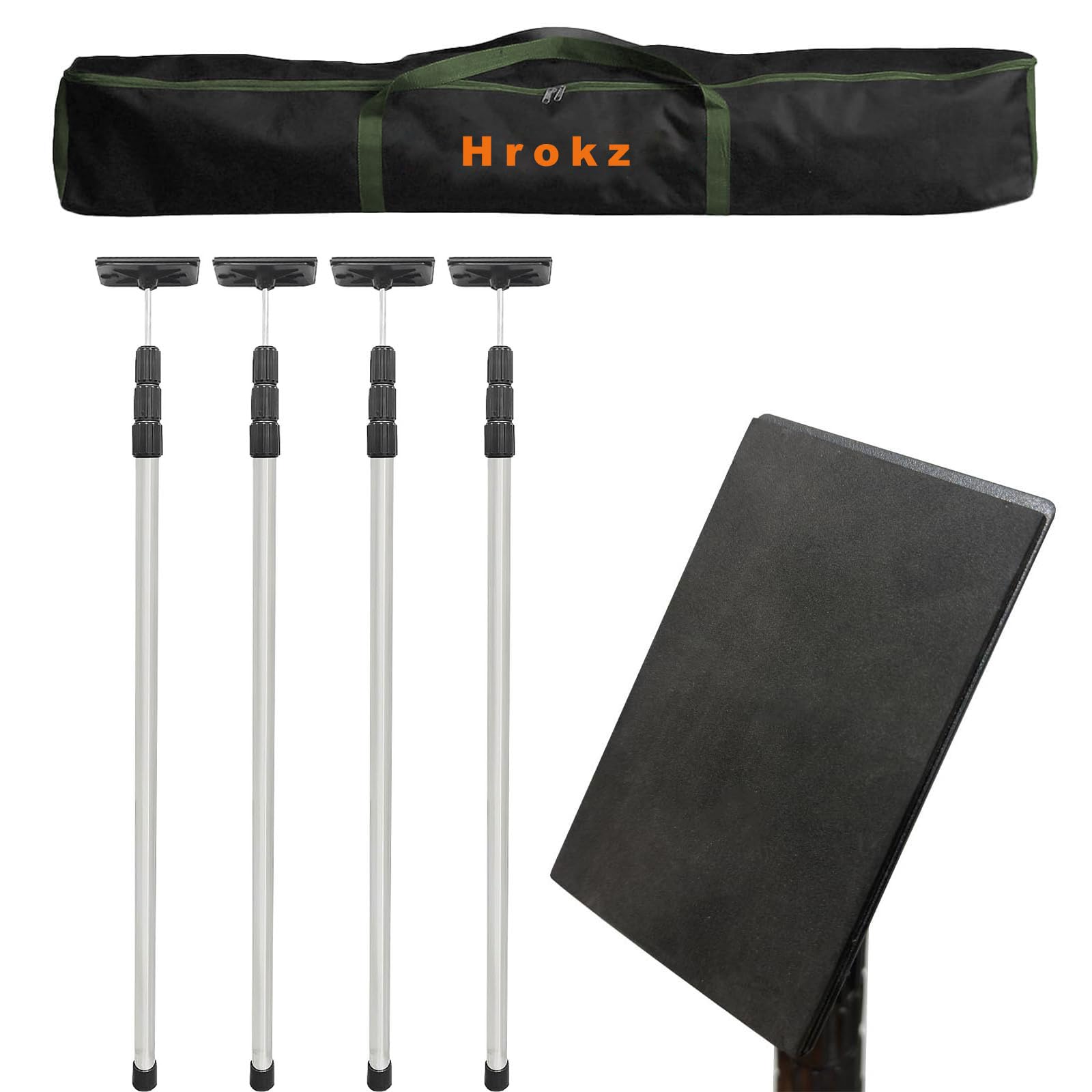 Amazon.com: 10FT Dust Barrier Poles 4 Pack, Stainless Steel