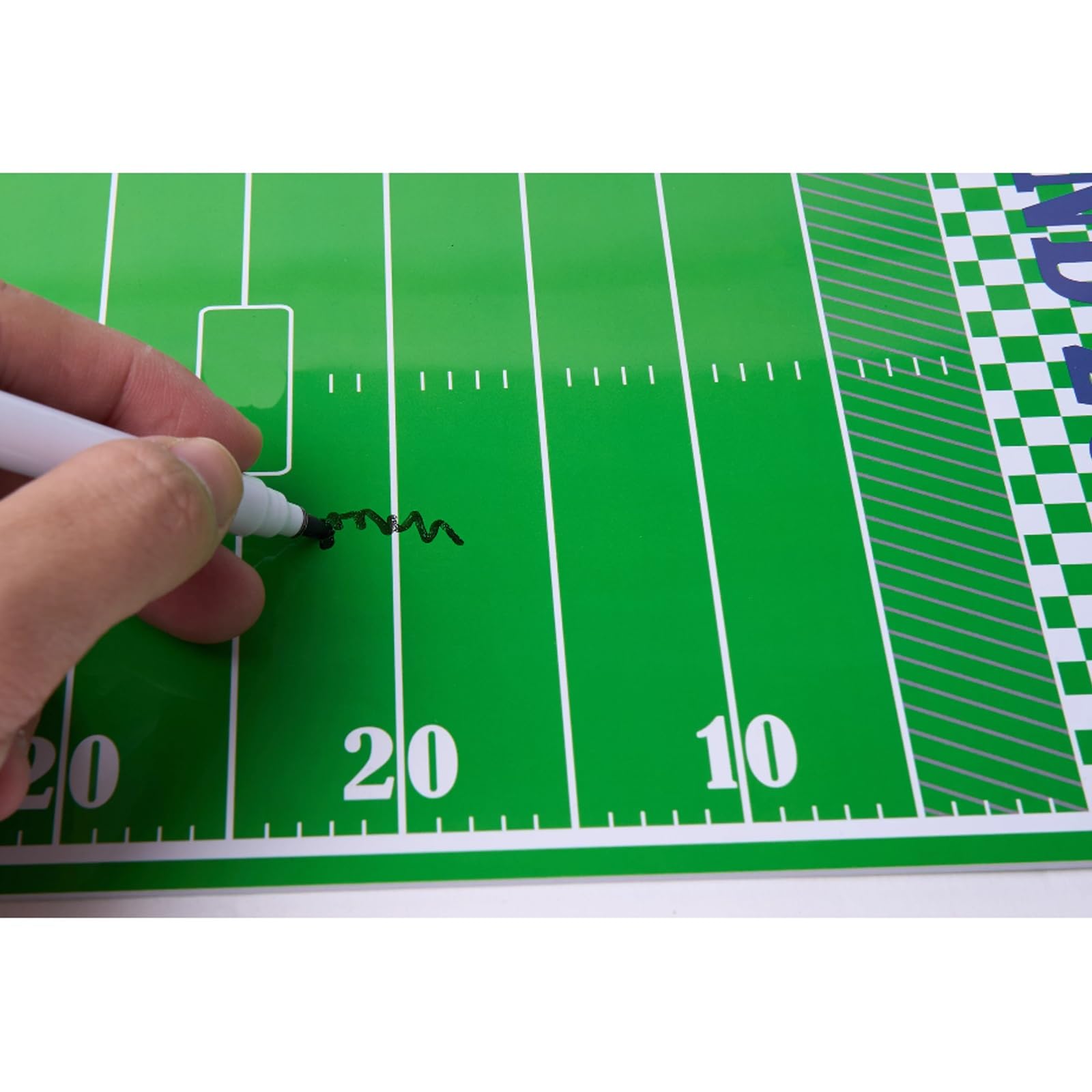 41 X 28.5 CM Lavagna Magnetica Calcio, Cartella Tattica per Allenatore di Calcio, con Pennarello e Pedine Magnetiche, Materiale Resistente, Ideale per L'allenamento