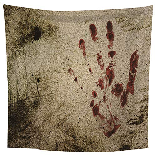 Tapiz de pared de terror KnSam con estampado 3D ideal para fiestas y playa 5