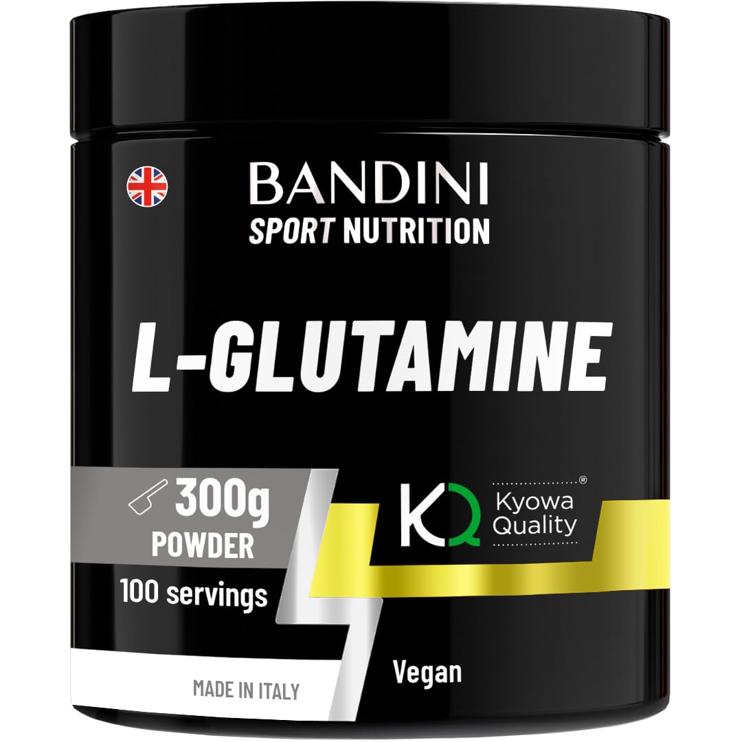 L-Glutamine Powder | 3000 mg Pure Kyowa® Quality Glutamine per Dose | Vegan Amino Acid Produced Through Fermentation | Muscle Strength & Recovery, Boosts Immune System | 300 g/100 Servings
