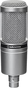 Audio-Technica AT2020 Cardioid Condenser, Silver